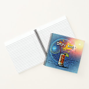 Salty Dog Cocktail (#6 of 12 Drink Recipe Sets) Notebook