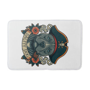Salty Dog Pitbull Bath Mat