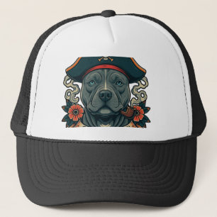 Salty Dog Pitbull Trucker Hat
