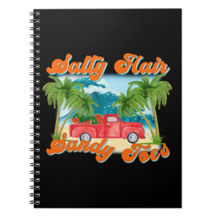 Salty Hair, Sandy Toes   Tropical Island Notebook