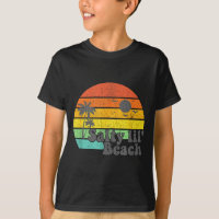 Salty Lil Beach Retro Vacation Funny Summer Quote