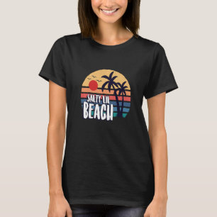 Salty Lil Beach Summer Retro Vintage Girls Vacatio T-Shirt