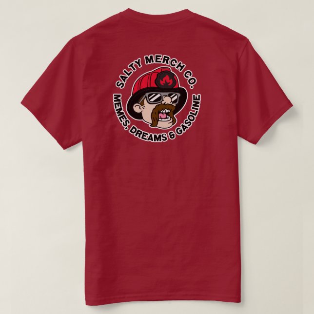 Salty Merch Co. T-Shirt (Design Back)