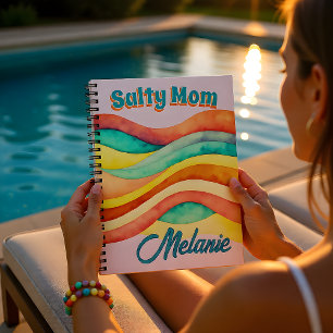 Salty Mom Cool Summer  Notebook