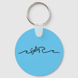 Salty Ocean Wave Keychain