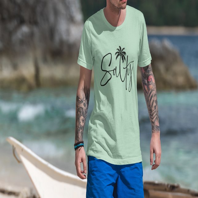 Salty Palm Design Tri-Blend Shirt (Salty Palm Design Tri-Blend Shirt (4 Him))
