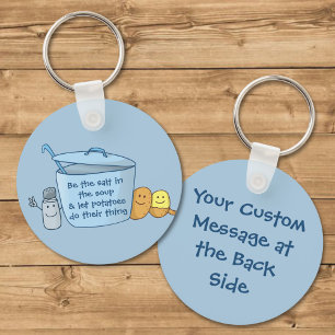 Salty Potato Soup Keychain
