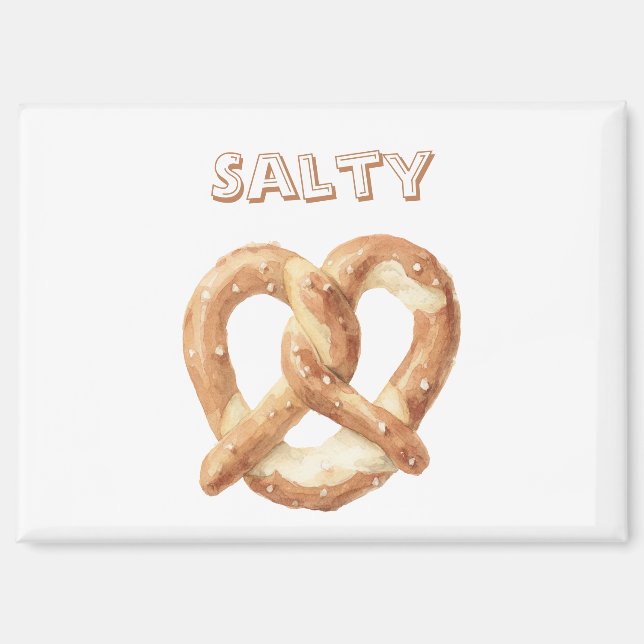 Salty Pretzel Magnet (Front)