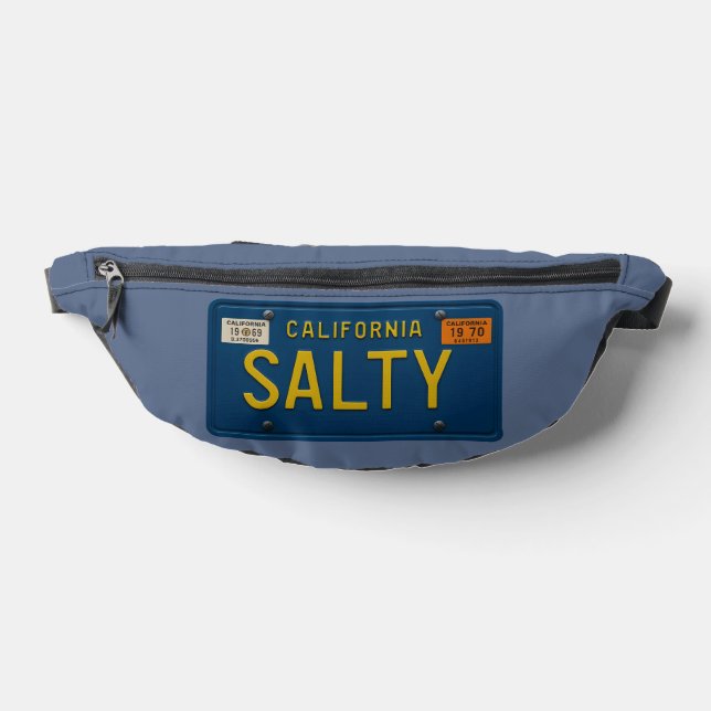 Salty -Retro 1969 California License Plate Graphic (Poser)