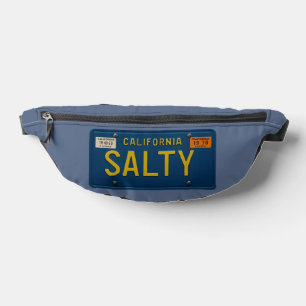Salty Retro 1969 California License Plate Graphic Fanny Pack