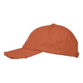 SALTY Sarcastic Sayings in Orange and Pink Embroidered Hat (Left)