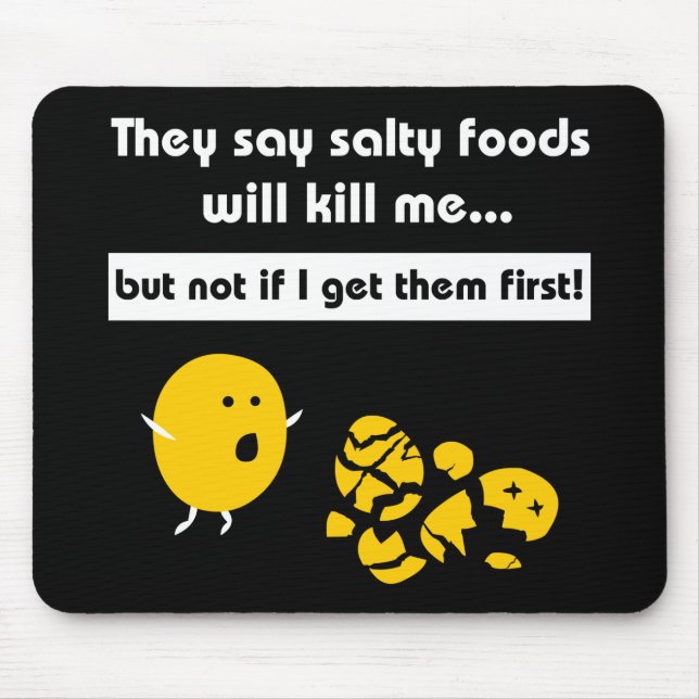 Salty Snacks Mouse Pad (Front)