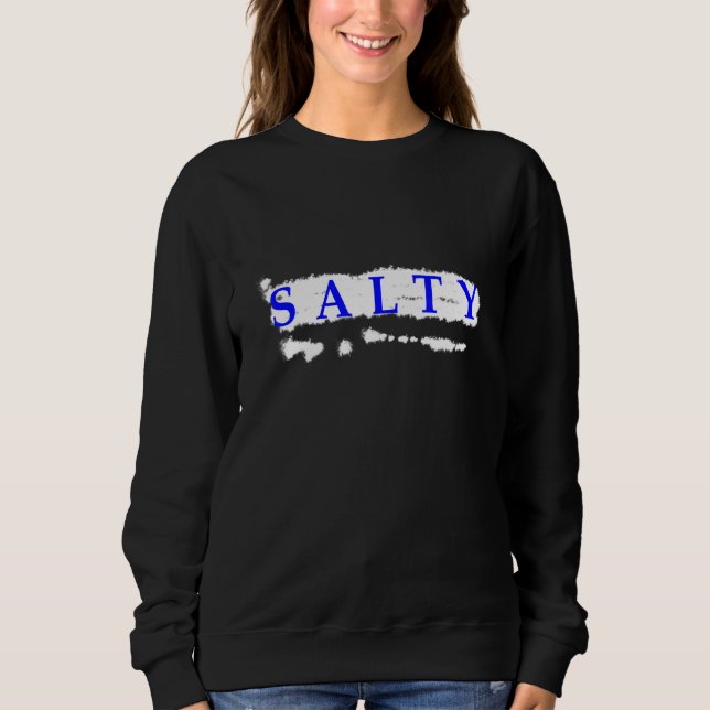 Salty Squid In The Ocean And Bubbles Sweatshirt (Front)