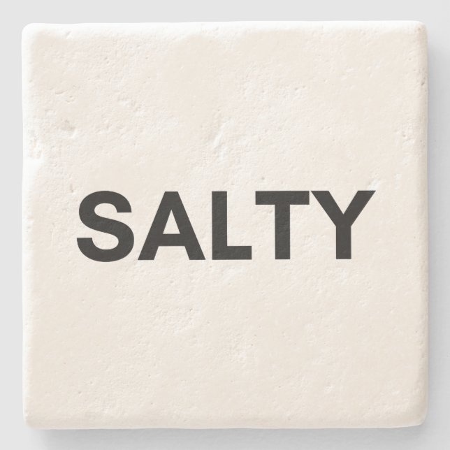salty stone coaster (Front)