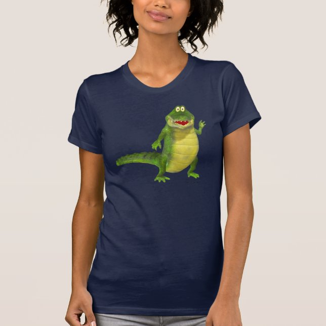 Salty the Crocodile Dark Tees (Front)