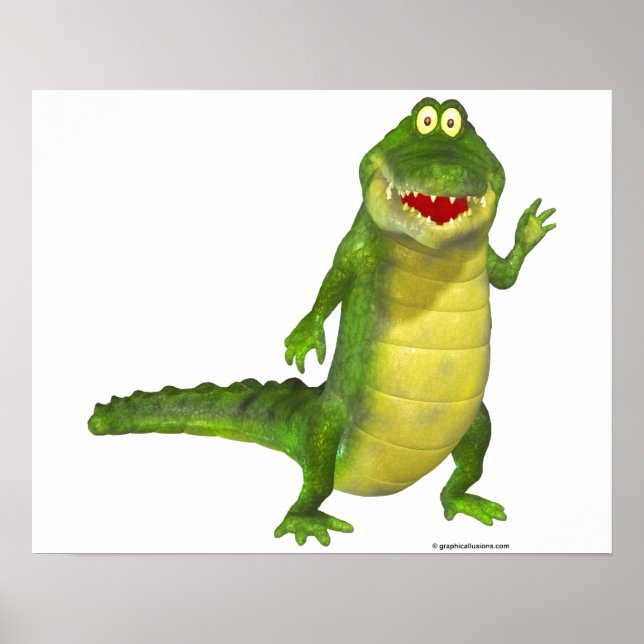 Salty the Crocodile Poster (Front)