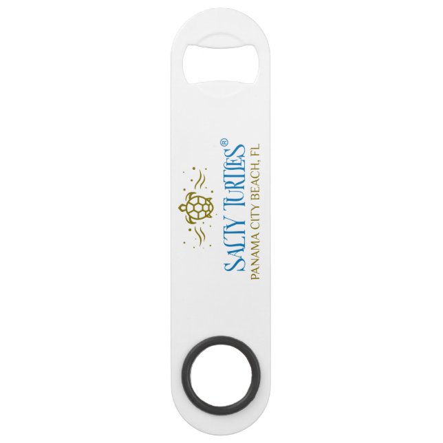 Salty Turtles® Bottle Opener Bar Key (Front)