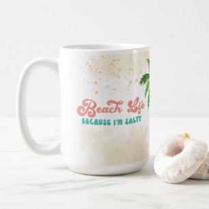 Salty Vibes Beach Life Coffee Mug