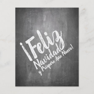 Saludos De Navidad en La Pizarra