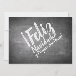 Saludos De Navidad en La Pizarra