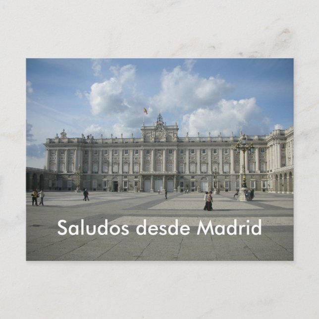 Saludos desde Madrid Postcard (Front)