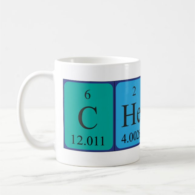 Salue la tasse de mots de table périodique (Gauche)