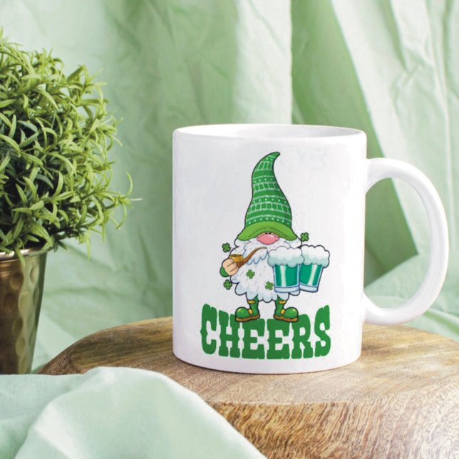 Salue St. Patrick’s Day Leprechaun Coffee Mug (Créateur téléchargé)