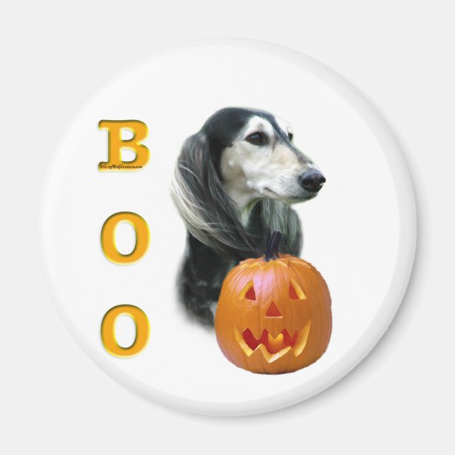 Saluki Boo Magnet (Front)