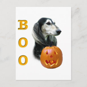 Saluki Boo Postcard