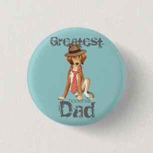 Saluki Dad 1 Inch Round Button