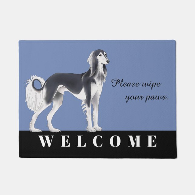 Saluki Doormat (Front)
