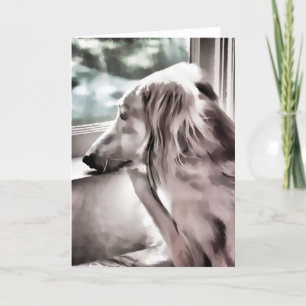 Saluki Greeting Cards