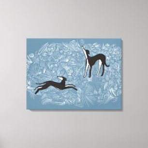 Saluki Greyhound Canvas Print