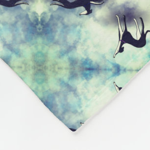 Saluki Greyhound Fleece Blanket