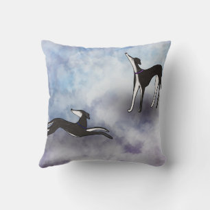Saluki Greyhound Throw Pillow