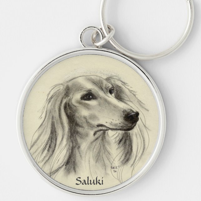 SALUKI KEYCHAIN (Front)