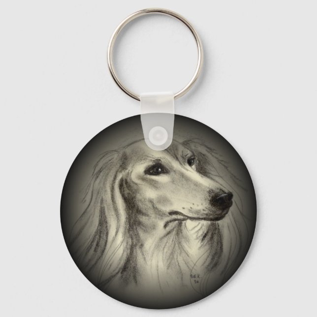 SALUKI Keychain (Front)