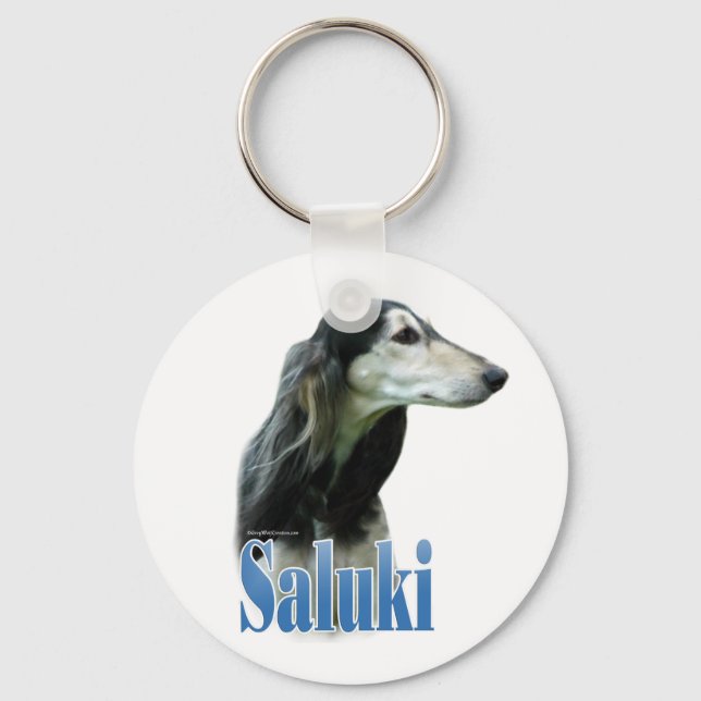 Saluki Name Keychain (Front)