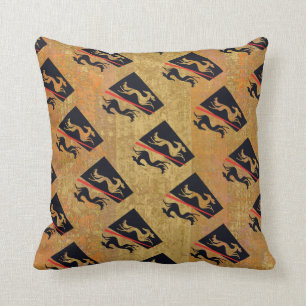 Salukis cushion stylized