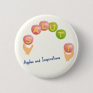 SALUT! 2 INCH ROUND BUTTON