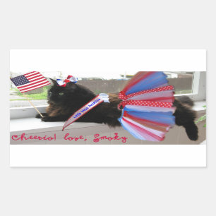 "Salut !   Autocollants fumeux d'amour