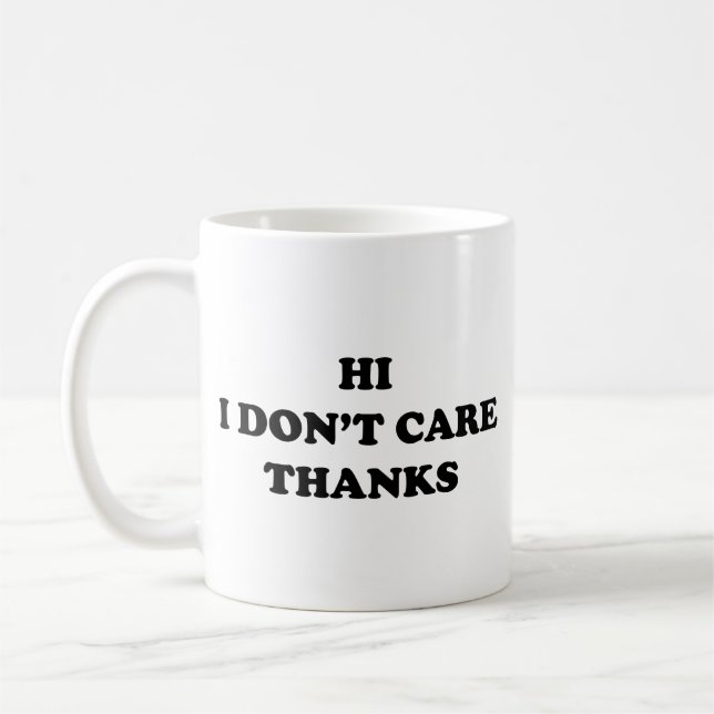 Salut, ça ne me dérange pas Merci Coffee Mug (Gauche)