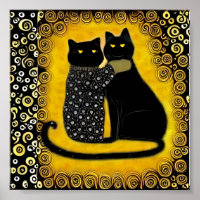 Salut ! Chat ! Poster