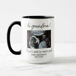Salut Grand-Mère et Grand-Père Photo Mug Échograph