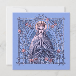 Salut Marie, pleine de grâce carte de prière
