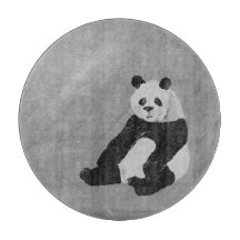 Salut, Panda ! Planche à découper ronde