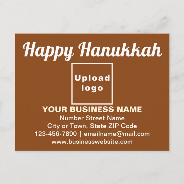 Salutation Business Hanoukka sur carte postale Bro (Devant)