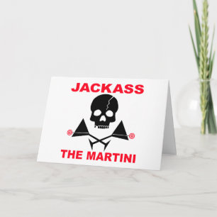 Salutation, Carte de vœux - JACKASS, Le Martini