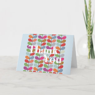 Salutation Floral Merci