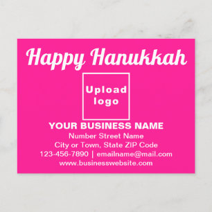 Salutation Hanoukka d'affaires sur carte postale r